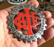 Ancienne plaque calandre ACF