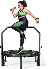 BCAN 450/550 LBS Foldable Mini Trampoline, 40" 40IN, Green