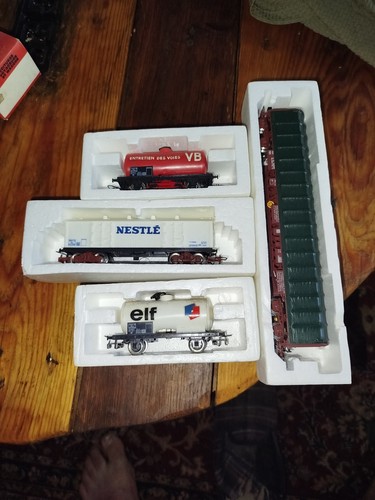 Jouef lot wagons marchandises - lot,