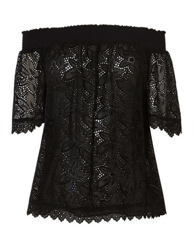 Karen millen black broderie - karen,