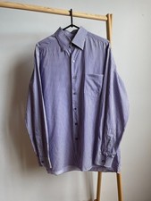 Chemise violette rayée
