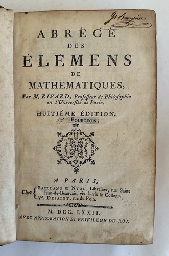 Ancien livre abrégé des