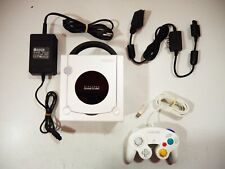 Console Nintendo Gamecube pearl white perle nacre GC PAL EUR + péritel RGB cable