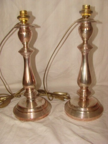 Paire bougeoirs en - bougeoirs, cuivre