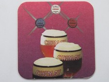 Sous-Verre Belge : CHIMAY Brasserie Trappiste Authentique Bieres ~ 3 Calices
