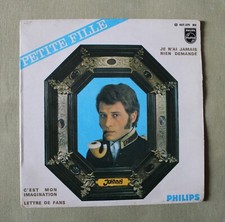 45 T Johnny Hallyday ‎- Petite Fille - Philips ‎437.371 BE