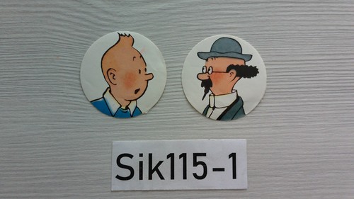 Lot autocollant tintin - 2,