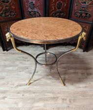 Table Guéridon Néoclassique à Tête De Bélier