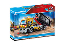 Playmobil City Action Camion avec benne et plateforme interchangable 70444