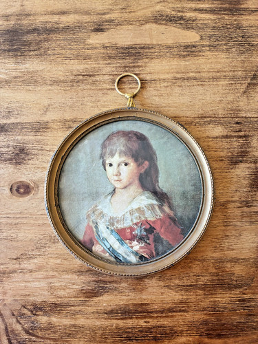 Cadre rond vintage - , –