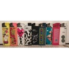 9 ACCENDINI BIC ELECTRONIC-LIGHTERS-BRIQUET-MECHERO-FEUERZEUG-ANNI 90'-VINTAGE