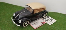 VOLKSWAGEN BEETLE CONVERTIBLE black closed hood soft top o 1/17 no 1/18 SOLID