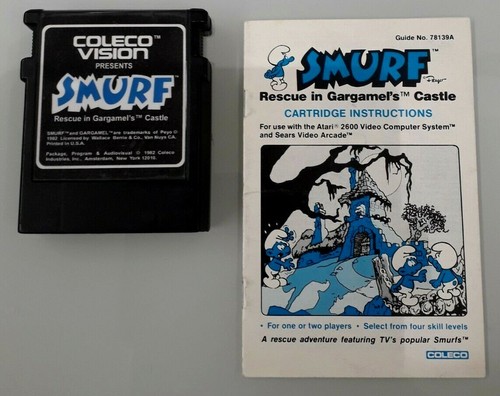 Cartouche jeu schtroumpfs - de, "schtroumpfs"