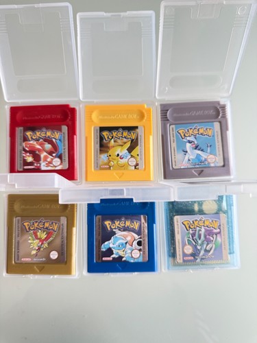 Six jeux pokémon - six, gameboy