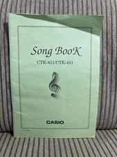 Casio Song Music Book for the CTK-411 and CTK-431 Keyboard, 85 Songs on 76 Pages