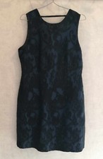 Robe droite bleu marine dos