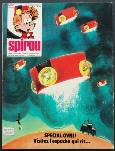 Spirou 2050 1977 poster - spirou,