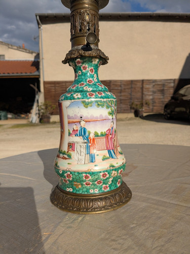 Ancienne lampe pétrole - lampe,