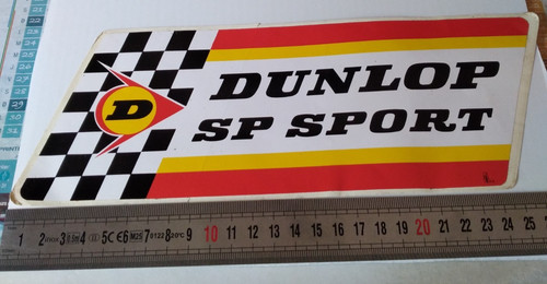 Ancien autocollant dunlop - ancien,