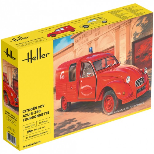 Heller citroën 2cv azu 250 - citroën,