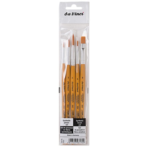 Pinceaux ronds plats orange - pinceaux, et