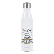 You'Re My Favourite Cheval Femme Double Mural Gourde Meilleur Animal Poney