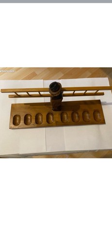 Porte pipes sculpture bois - sculpture,