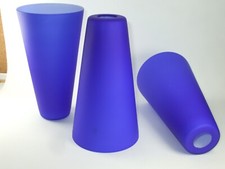 Abat jour tulipe verre opaline