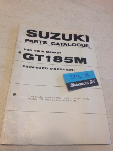 Suzuki parts list gt185m gt185 - parts,