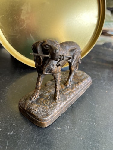 Rare bronze signe lecourtier - bronze, p