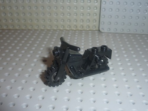 Lego black motorcycle town - lego,