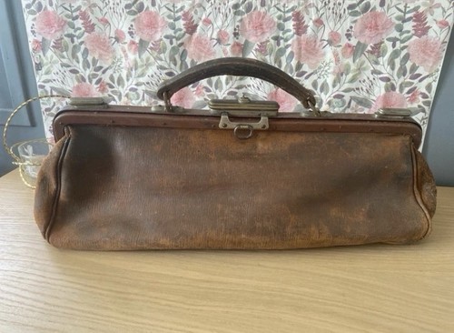 Sac cartable vintage cuir - cartable,