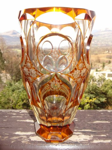 Ancien vase cristal - vase,