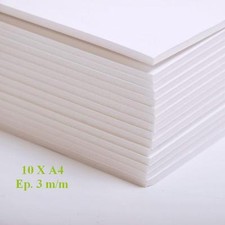 10 PLAQUES CARTON PLUME MOUSSE