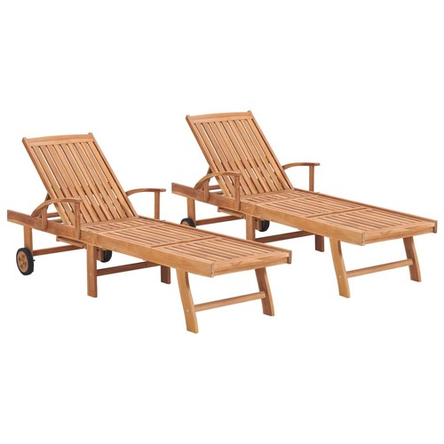 Chaise longue bois - longue, de