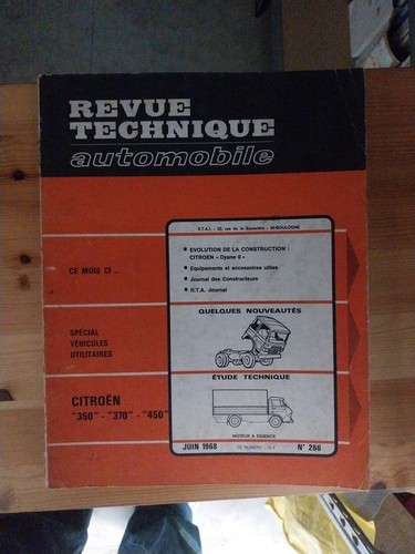 Revue technique citroen 350 - technique,
