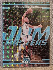 Giannis Antetokounmpo 2024-25 Mosaic Jam Masters Blue Fluorescent #10/30 SP ?