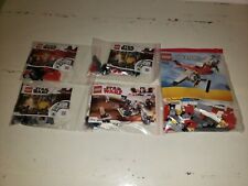lego Star Wars Ships + LEGO Creator Airplane + Notice (Lot of 5 Bags)