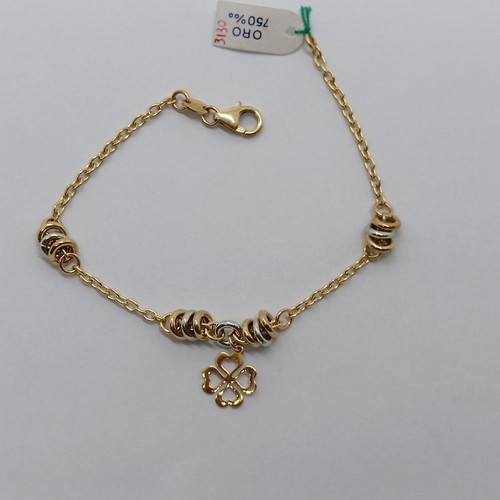 Bracciale donna maille trèfle - bracciale,