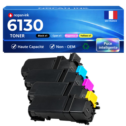 Pack toners 6130 - 6130, compatible