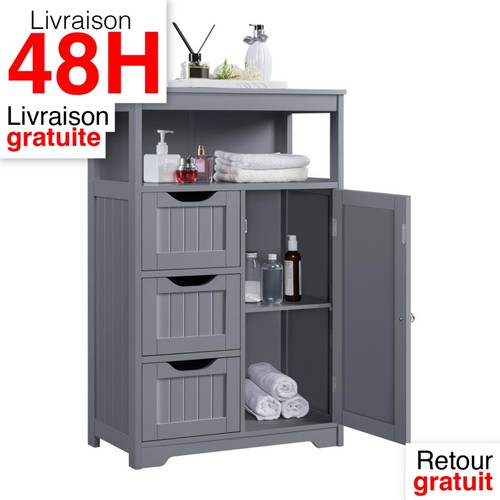 Yaheetech meuble salle bain - meuble, de