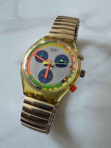 Montre vintage swatch chrono - montre,