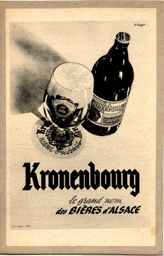 Old advertising cardboard beer - cardboard,