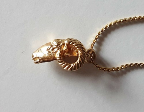 Pendentif rétro plaqué - pendentif,