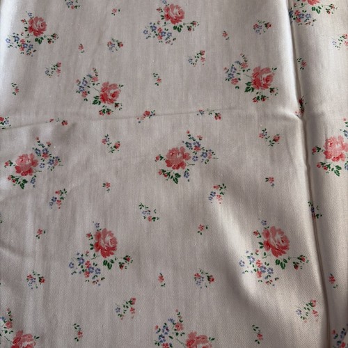 Coupon tissu flanelle ancien