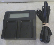 Dual LCD Battery Charger DC-LCD for Sony JVC & Panasonic (SEE LIST) - TESTED