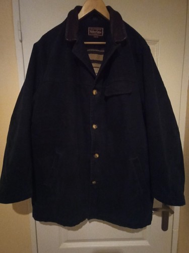 Veste vintage coton bleu fonce - bleu,