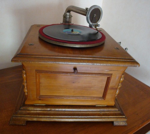 Gramophone pathe ancien epoque - ancien,