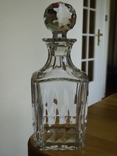BACCARAT WHISKEY CARAFE COGNAC CRYSTAL MODEL PICCADILLY SIGNER
