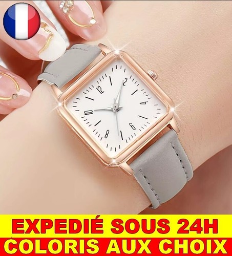 Montre quartz femme cadran - ✅,